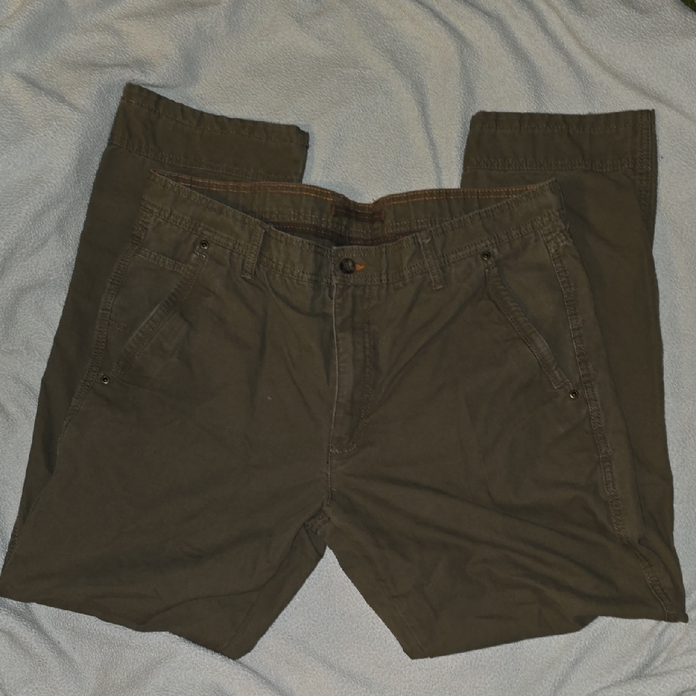 Outdoor Life Men's Khaki Casual Pants 36W X 32L